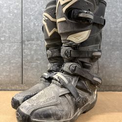 Alpinestars Tech 3 Boots Black Size US 9 Motocross ATV Dirt Bike Riding Boots