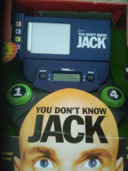You don't know JACK Electronic Trivia Game