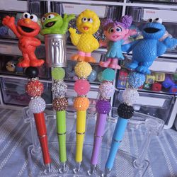 Sesame Street Handbeaded Pens♡