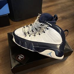 Jordan 9 Unc Sz 10.5
