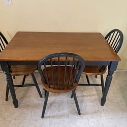 Small Kitchen Table And Three Chairs 