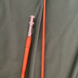 Vintage casting rod with a case. 81” long.