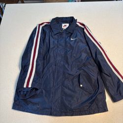 Nike vintage nylon jacket size Xl Y/k