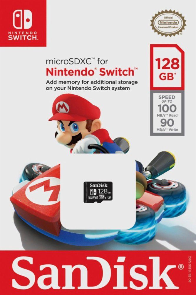 microSDXC for Nintendo Switch 128GB