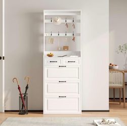 Entryway shoe cabinet