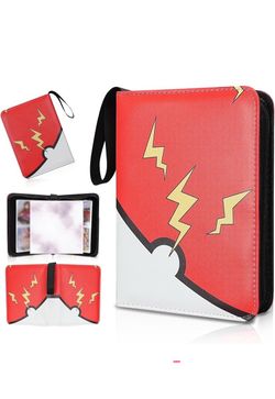 Pokémon Sealed Binder + 10 Authentic Holo & Reverse Holo Cards Gift Set