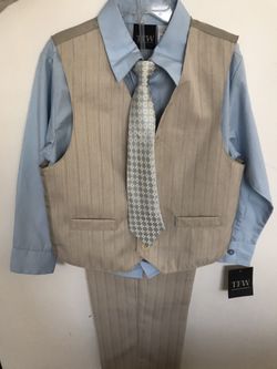 Brand new Dress outfit 4pcs set Boy sZ 6 Shirt tie vest pant