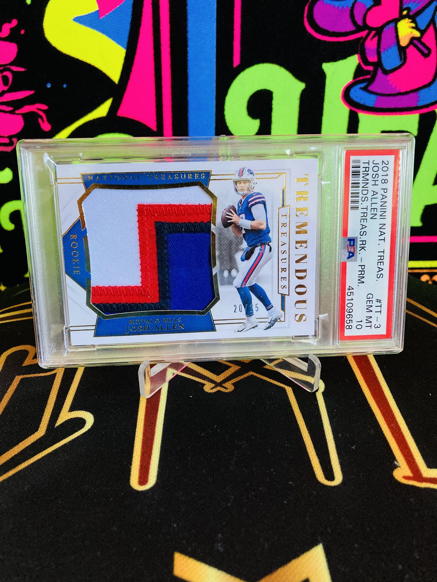 2️⃣0️⃣1️⃣8️⃣ NATIONAL TREASURES Josh Allen TREMEDOUS TRESURES