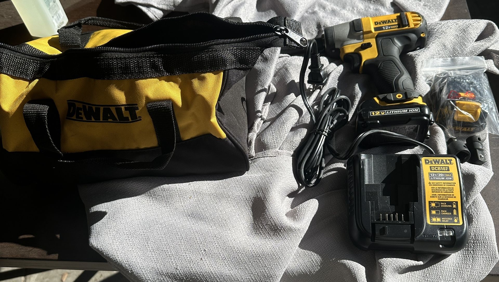 Compact Dewalt drill 