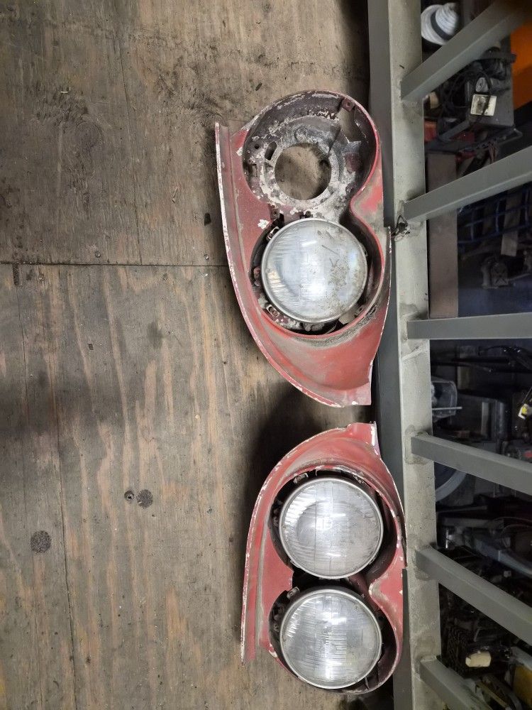 1964 Ford Thunderbird LH And RH Front Headlight Bucket Assembly Hotrod Custom Truck Car