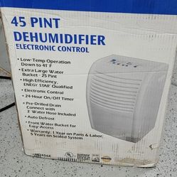 45 Pint Haier Dehumidifier