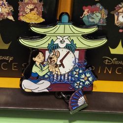 Disney Princess Mulan Inspired Clock Enamel Metal Pin Blind Box Series 