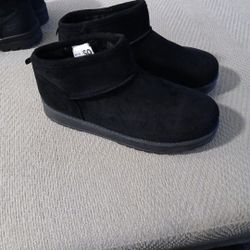 Womens Black Ankle Boots 