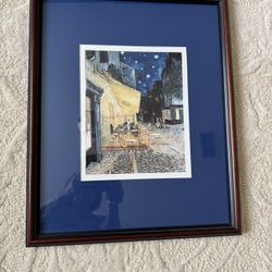 Pictures Frames On Wood Reproducción of Vicente Van Gogh