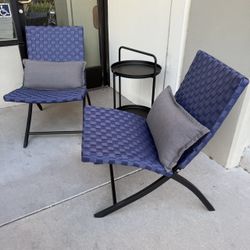 Patio Furniture Chairs With Table NEW 