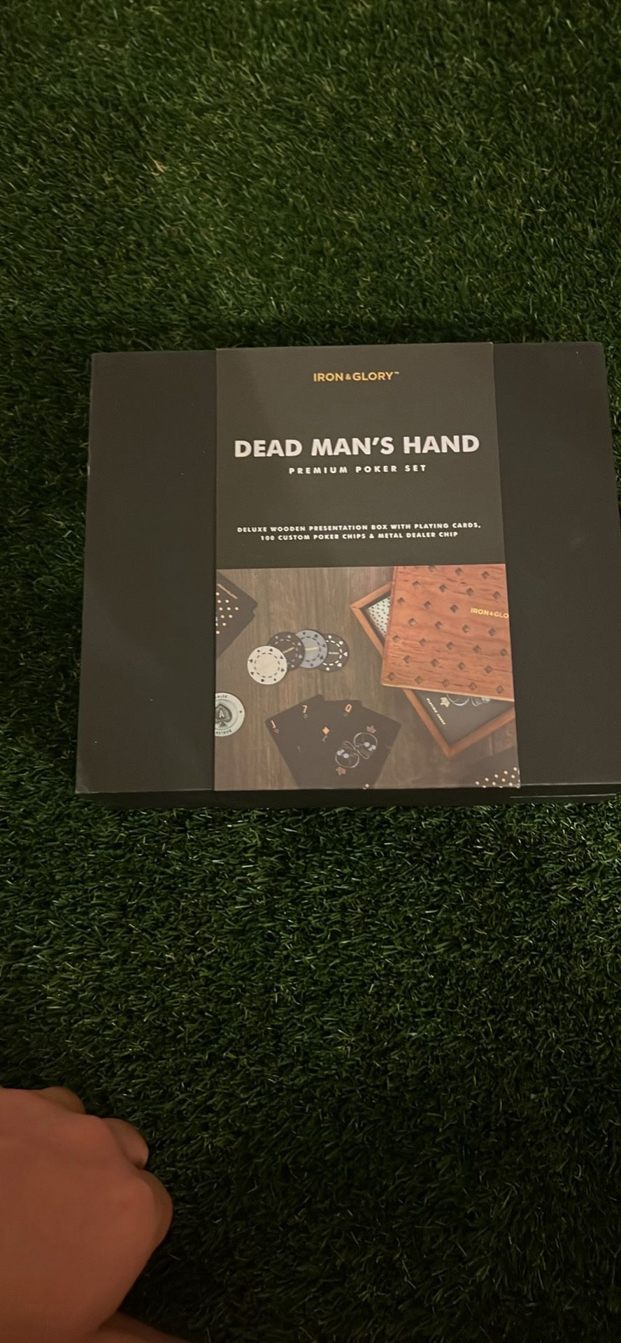 Iron & Glory “Dead Man’s Hand” Premium Poker Set – NEW