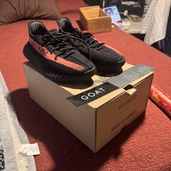 Yeezy 350 Core Black red 