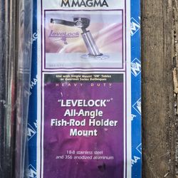 Magma Levelock All-Angle Fish-Rod Holder Mount T10-350
