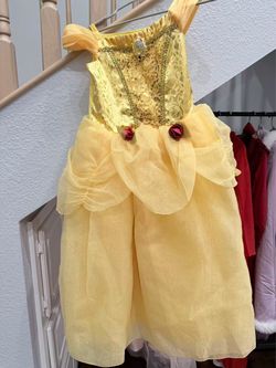 Girls belle princess Halloween costume dress( beauty and the beast)