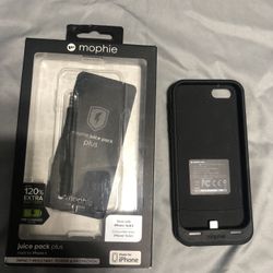 Mophie IPhone 5/5s juice pack plus charging case. New and in original packaging. Charges 120% extra battery charge.