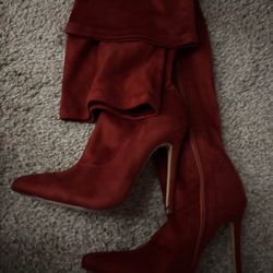 Brick Red Boots