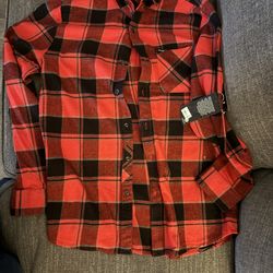 Flannel Shirt & Levi’s Pants 