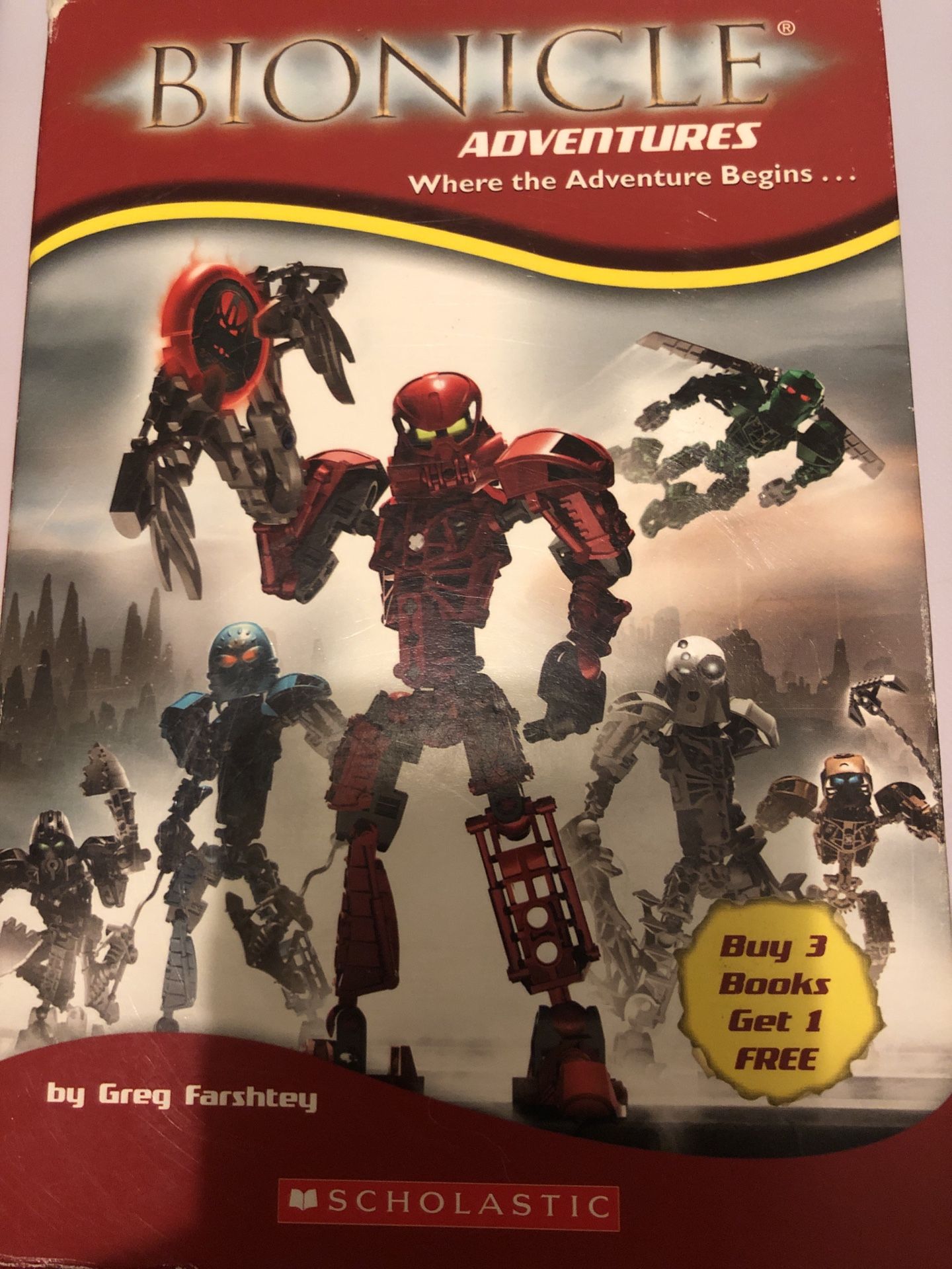 BIONICLE BOXED SET: CHRONICLES 1-4 ; ADVENTURES 1-3 By C.a. Hapka