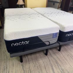 Nectar Luxe Hybrid Twin XL-Size Mattresses, Like New, Excellent Condition