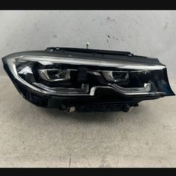 2019-2022 BMW 3 Series 320i/330i/M340i RIGHT LED Chrome Headlight OEM