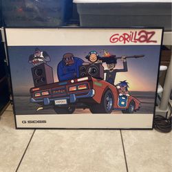 Vintage GorillAZ Poster 28”W X 21”T