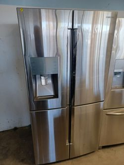 Samsung stainless steel 4 door refrigerator