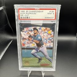 1995 SP Championship Series Alex Rodriguez Die-Cut PSA MINT 9