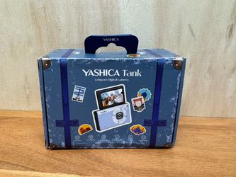 Brand new!! Yashica Tank Compact Digital Camera (Sky Blue)