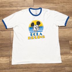 UCLA Bruins Disney x Blue 84 Mickey Mouse NCAA College Sports T Shirt Adult L