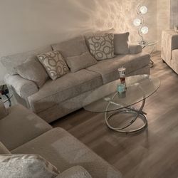 Sofa And Love Seat & Chases Also Coffee Table And End Tables Table