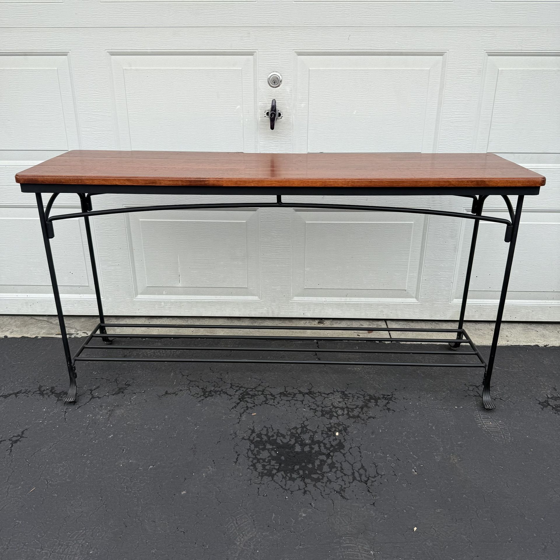 Solid Wood & Metal Sofa/ Entry/ Hall/ Console Table