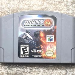 Asteroids hyper 64 Nintendo 64 n64