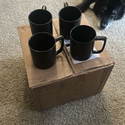 Black Coffee Mugs