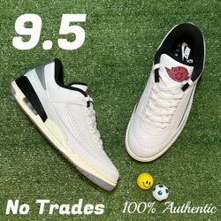 Size 9.5 Air Jordan 2/3 “White/Silver” 🎬
