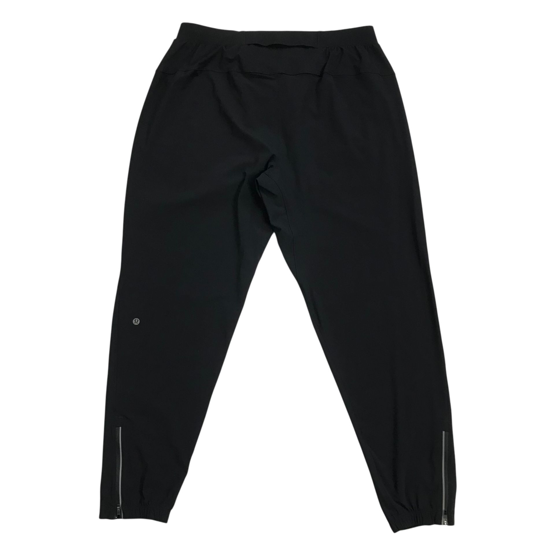 Lululemon Surge Jogger Mens XL Black Pants Ankle Zipper Gym Running Athleisure