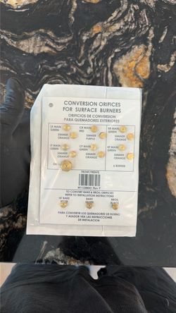 Conversion Orifices for Surface Burners Kit