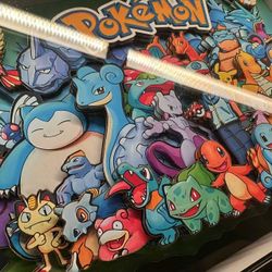Pokemon Card stock cut 3D Poster Framed Wall Decor