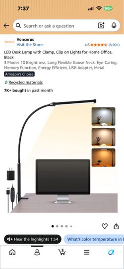 LED desk lamp