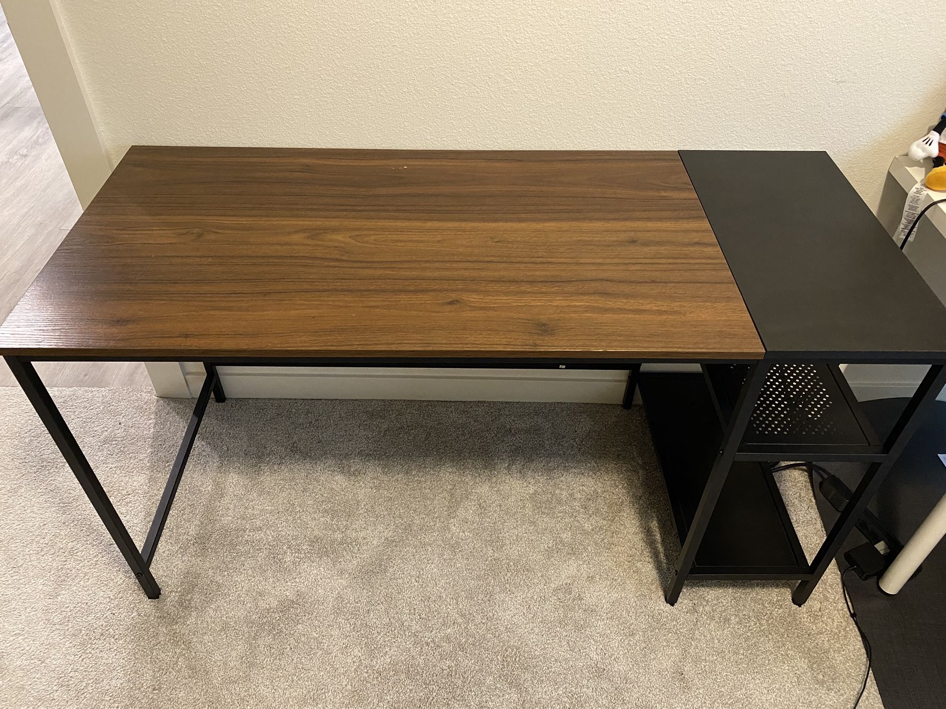 Rustic Brown Desk - 55”