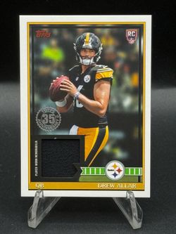 2026 Topps Flagship 1991 35th Anniversary #91RRDA Drew Allar Player Worn Patch Relic RC