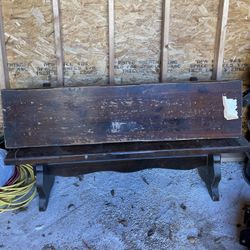 Two Wooden Benches