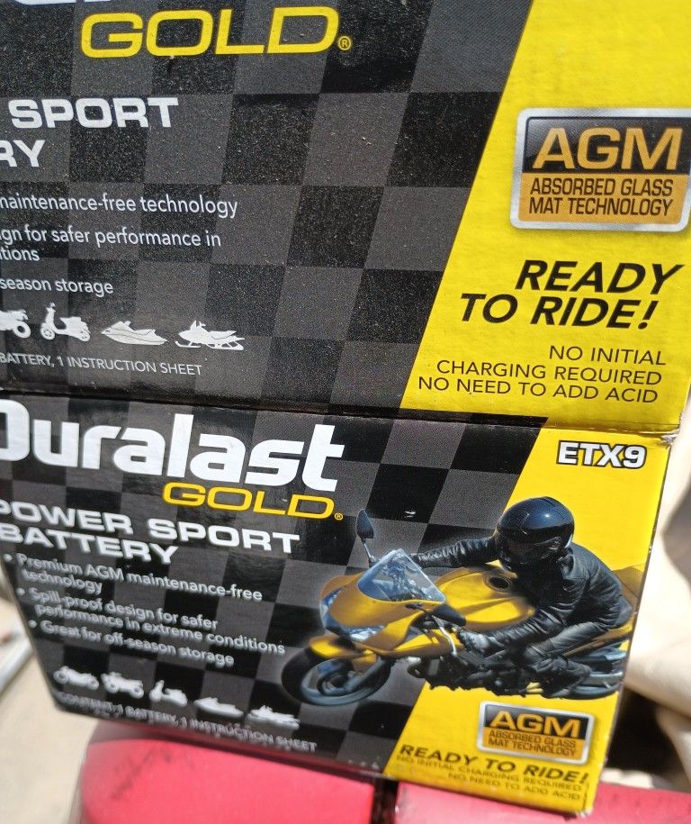 Duralast Gold Power Sport Battery (Etx9)