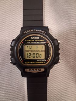 Where unique 200 m deep dive Casio untested selling as is .. update I'm not sure as is the watch has been restored to its original Casio condition the