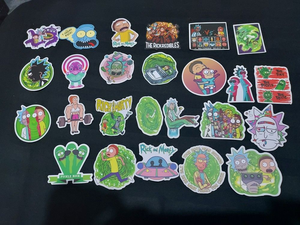 25 Rick & Morty Stickers