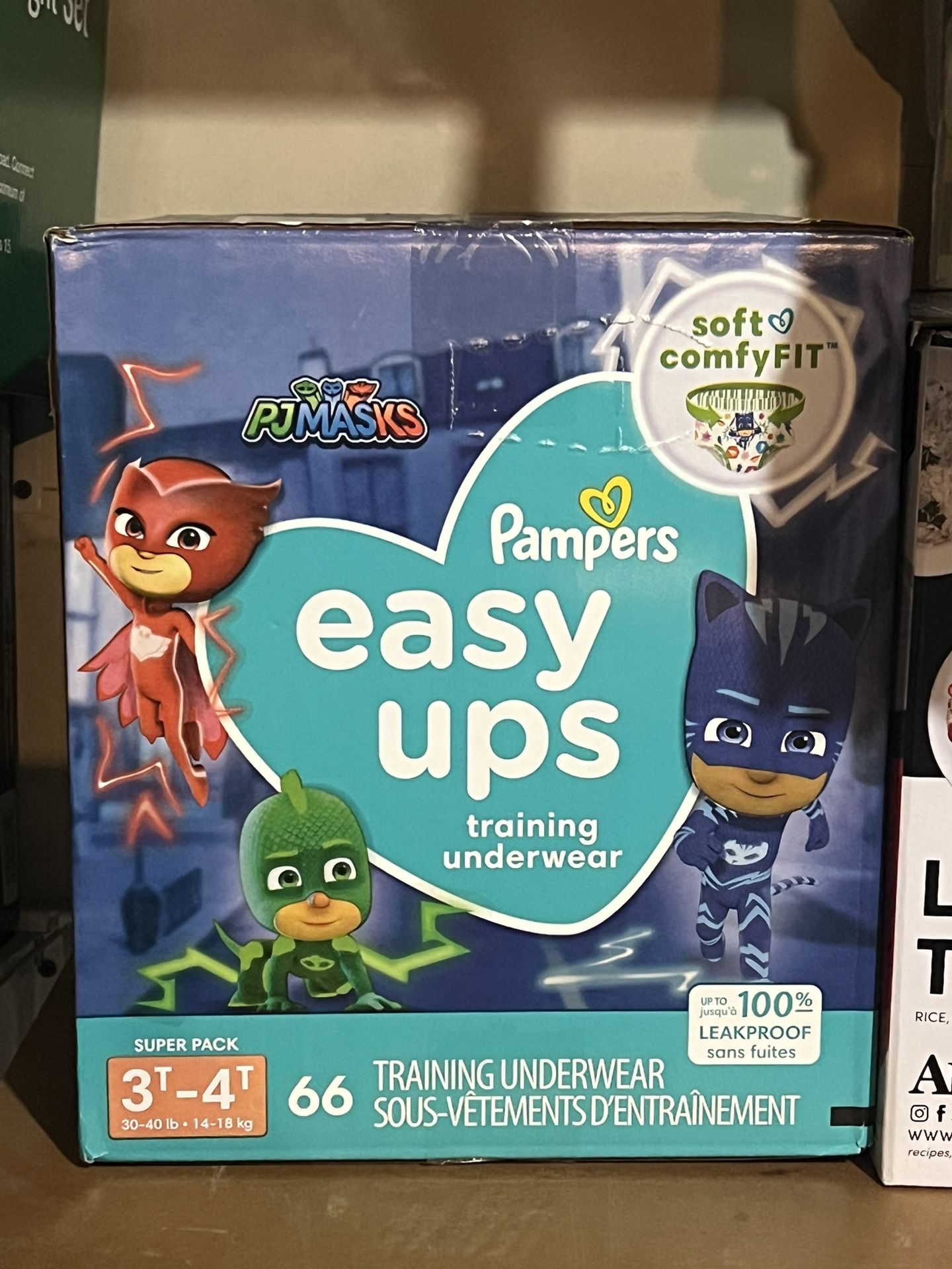 NIB New Pampers Easy up Training Pants Pull Ups 3t-4T
